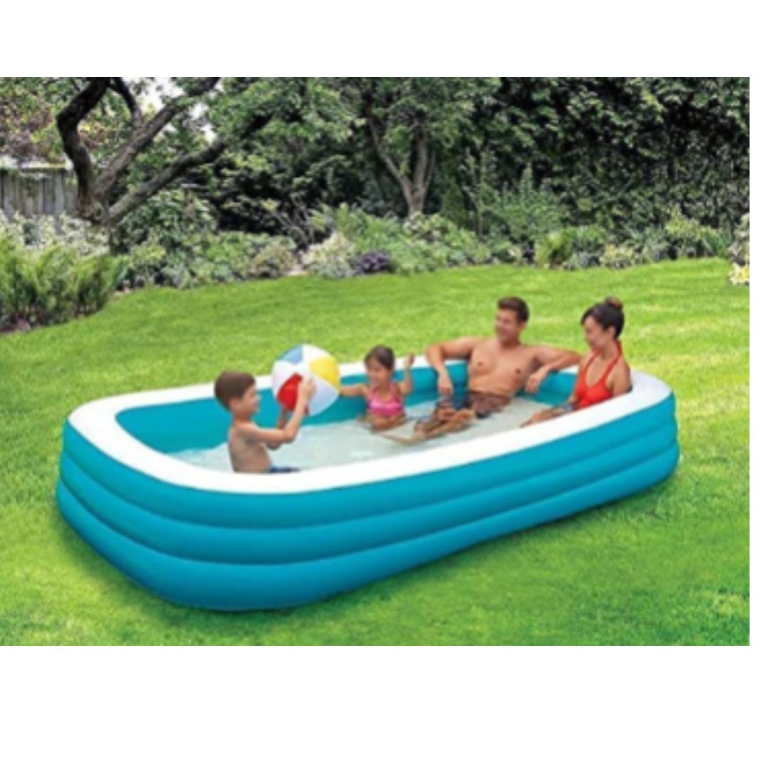 Inflatable Swimming Pool for Kids Size 10 Feet Best Summer Gift For Kids eOURmart