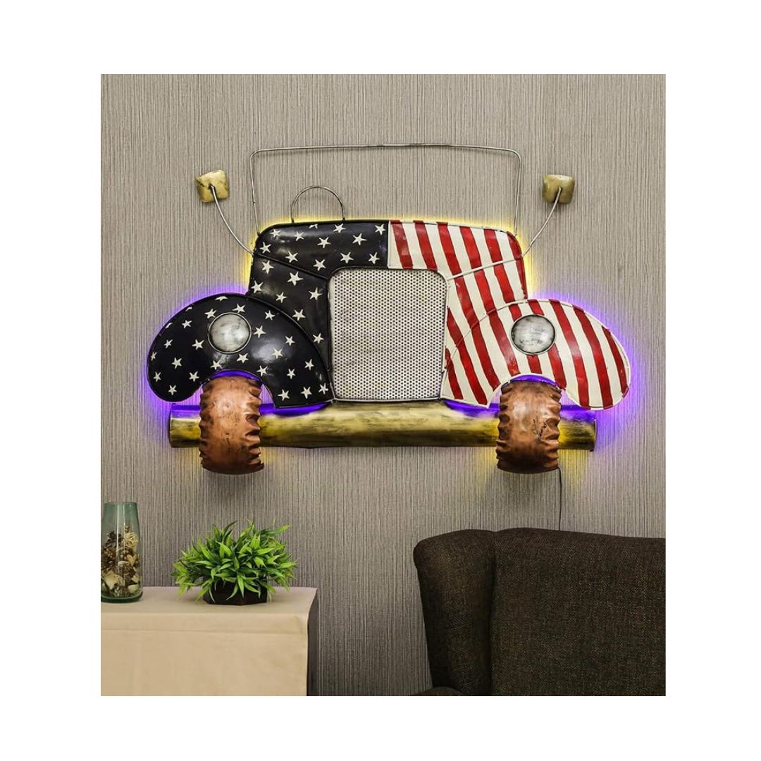 Metal Wall Art U.S. Jeep |