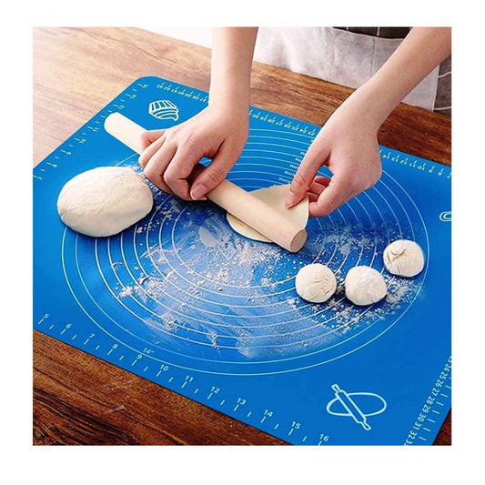 Silicone Baking Mat |  Atta Kneading Mat | Rolling Mat Stretchable for Kitchen Roti Chapati  – Multicolor