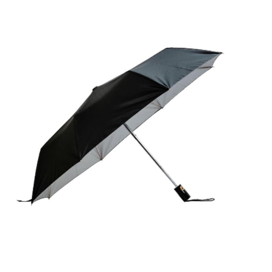 21 inch, 3 Fold Auto Open Umbrella | Rain and UV Rays Protection Umbrella, Black