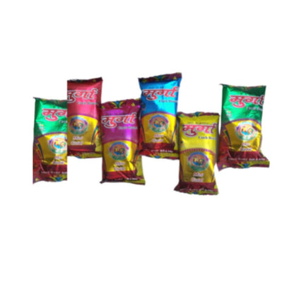 Buy Holi Gulal Rang | 100% Natural and Herbal Holi Gulal | Pack of 6, Multicolor