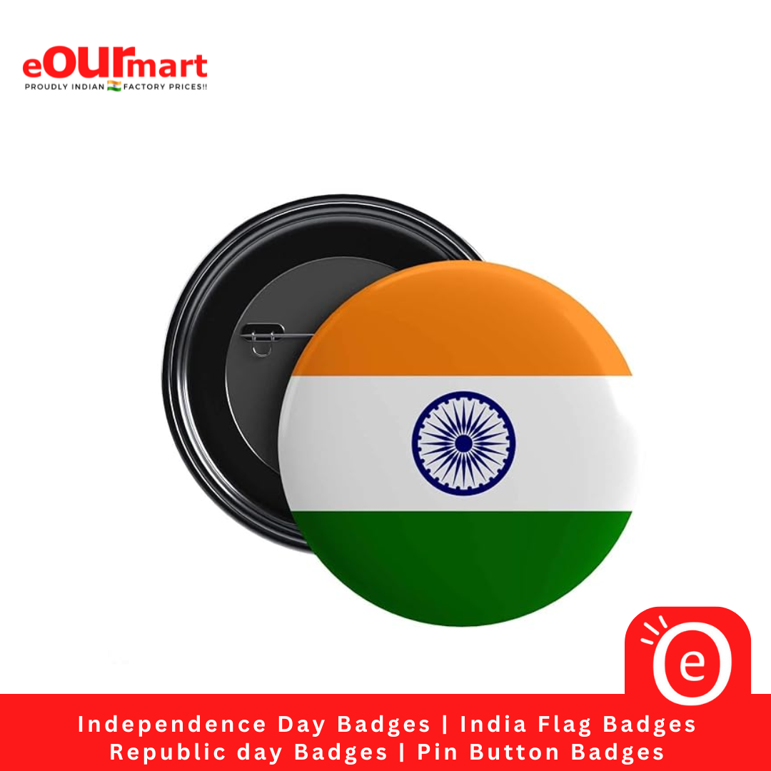 Independence Day Badges | India Flag Badges | India Republic day Badges | Pin Button Badges