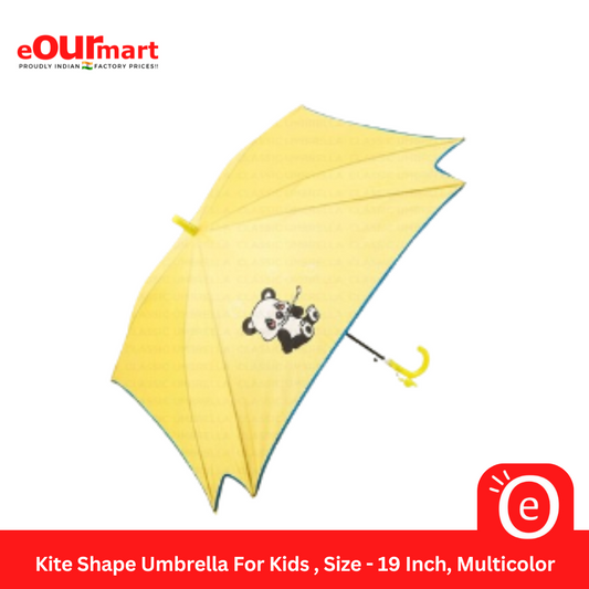 Kite Shape Umbrella For Kids , Size - 19 Inch, Multicolor