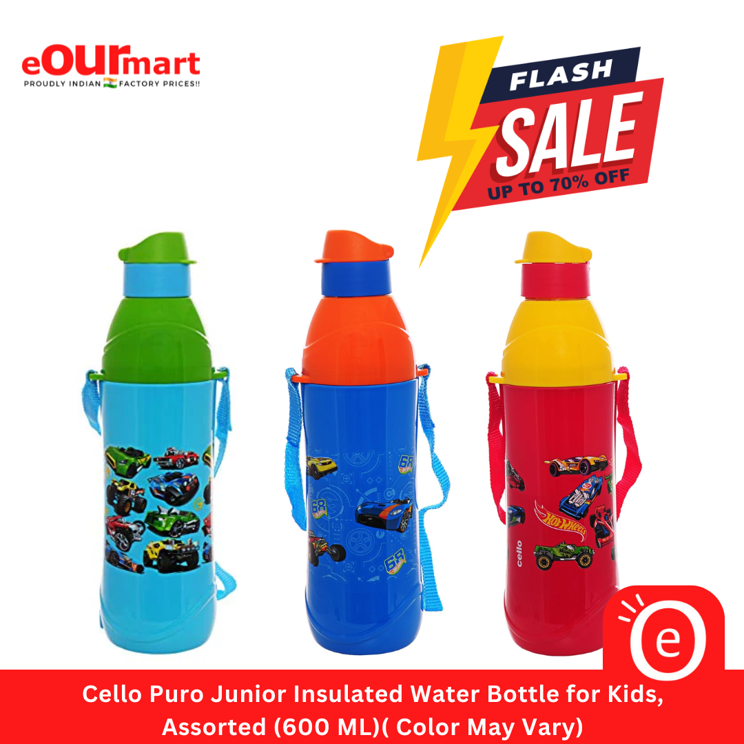 Cello Puro Junior Insulated Water Bottle for Kids