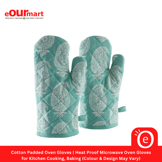 Cotton Padded Oven Gloves 