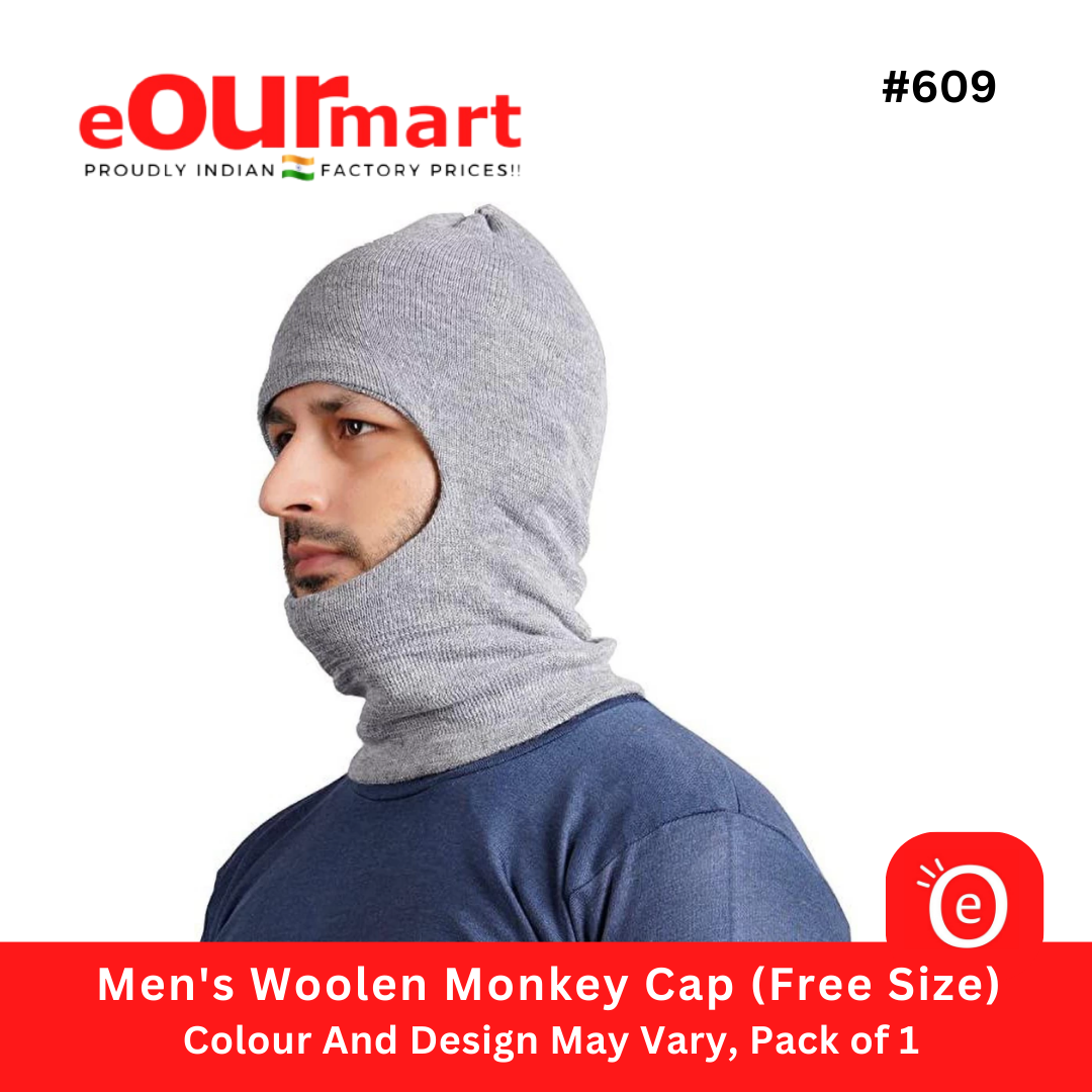 Men's Woolen Monkey Cap (Free Size) |