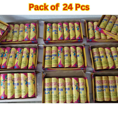 Holi Pyro Colours At Factory Price | Holi Rang Pyro Refill | Holi Color Powder for Holi Celebration, Pack of 24 Pcs, @1557.90/-