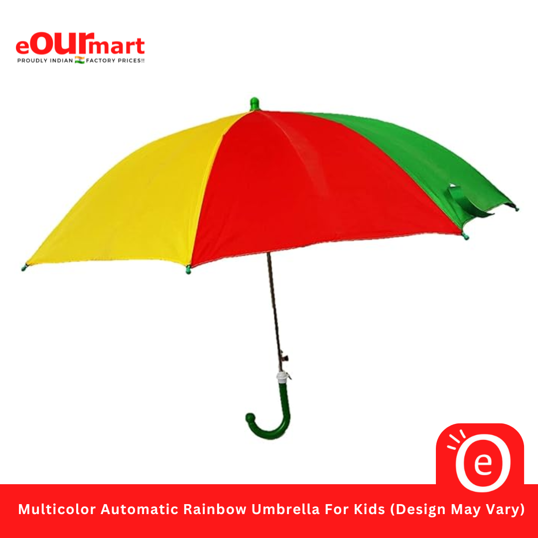 Multicolor Automatic Rainbow Umbrella