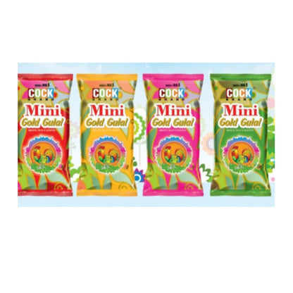 Buy Holi Gulal Rang | 100% Natural and Herbal Holi Gulal | Pack of 6, Multicolor