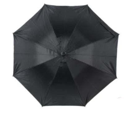 21 inch Manual Single Fold Umbrella, Black (Design May Vary)