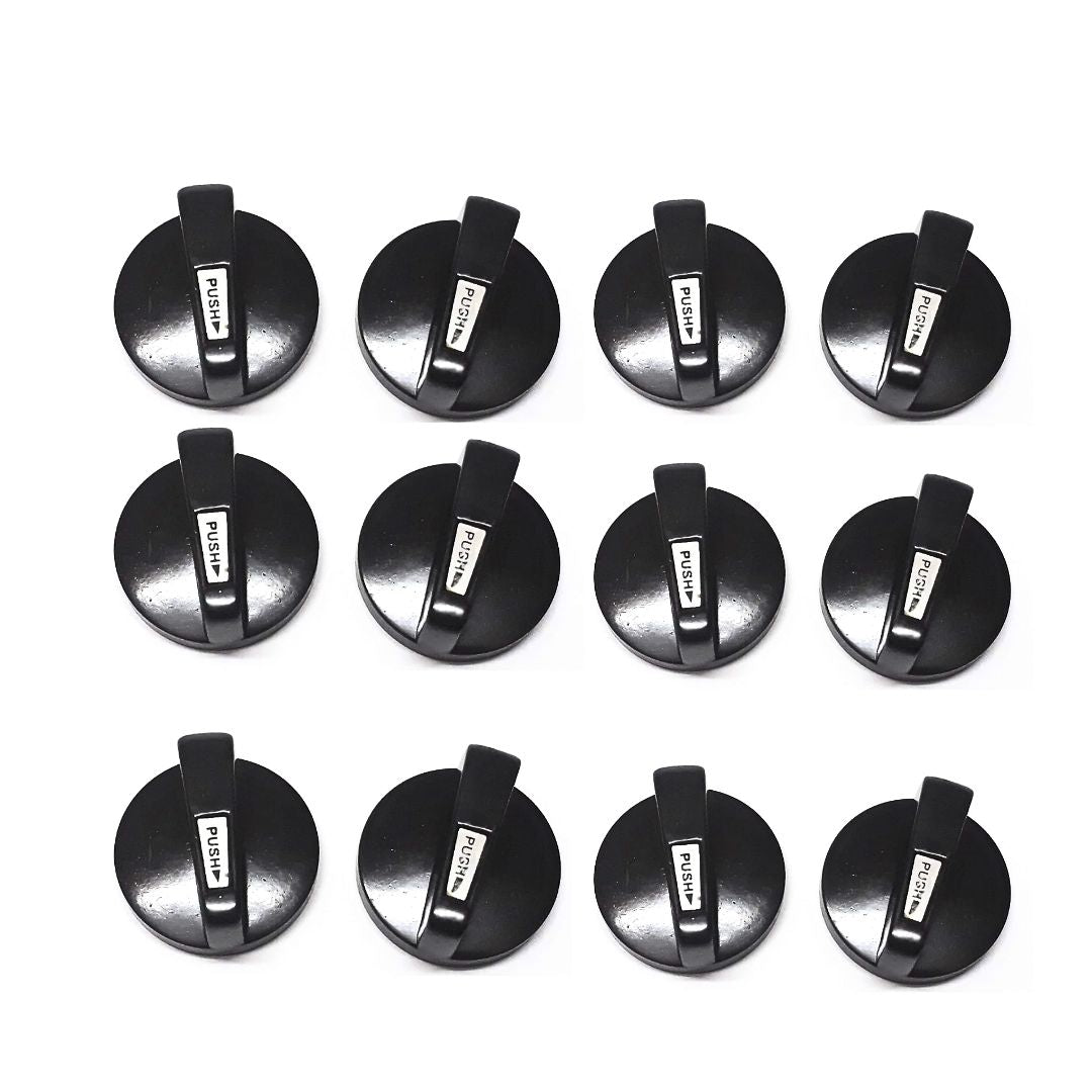 LPG Gas Stove Knob / Gas Stove Switch (Unbreakable, (Black)