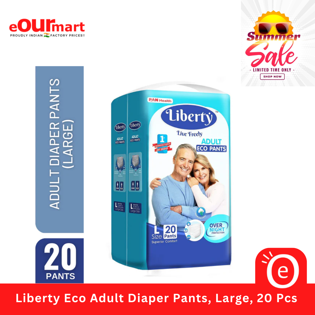 Liberty Eco Adult Diaper Pants Online Price Unisex Large 20 Pcs 2243