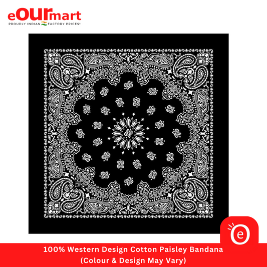 Western Design Cotton Paisley Bandana