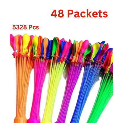 Holi Rang Gubara/ Holi Color Water Balloons/Magic Water Balloons- 48 Packets, 5328 Pcs @3840/-