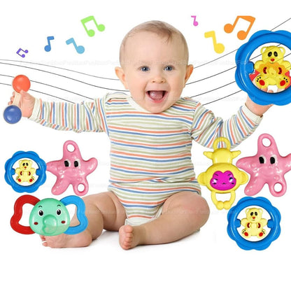 Baby Rattle Toys for New Born and Infants (Multicolor And Different Design)