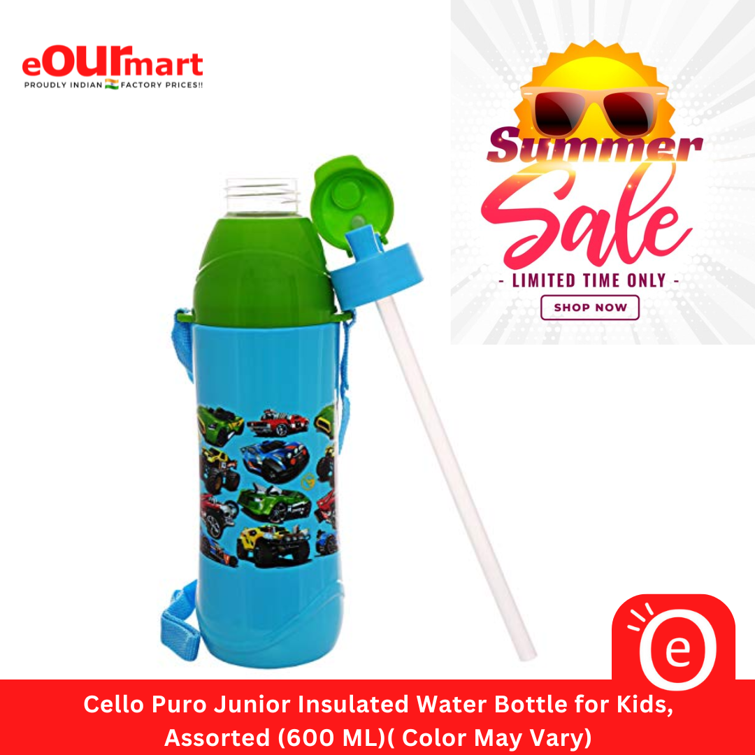 Cello Puro Junior Insulated Water Bottle for Kids