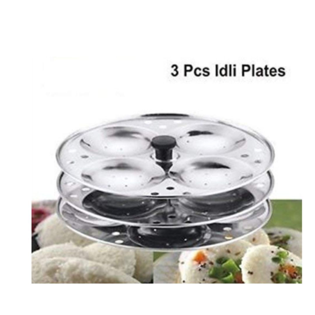 Idli Stand With Stainless Steel Plates | Idli Maker Makes 12 Large Size Idlis at Once| Idli Stand for Home and Kitchen