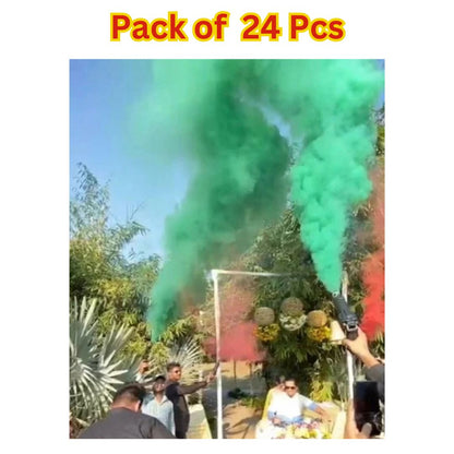 Holi Pyro Colours At Factory Price | Holi Rang Pyro Refill | Holi Color Powder for Holi Celebration, Pack of 24 Pcs, @1557.90/-