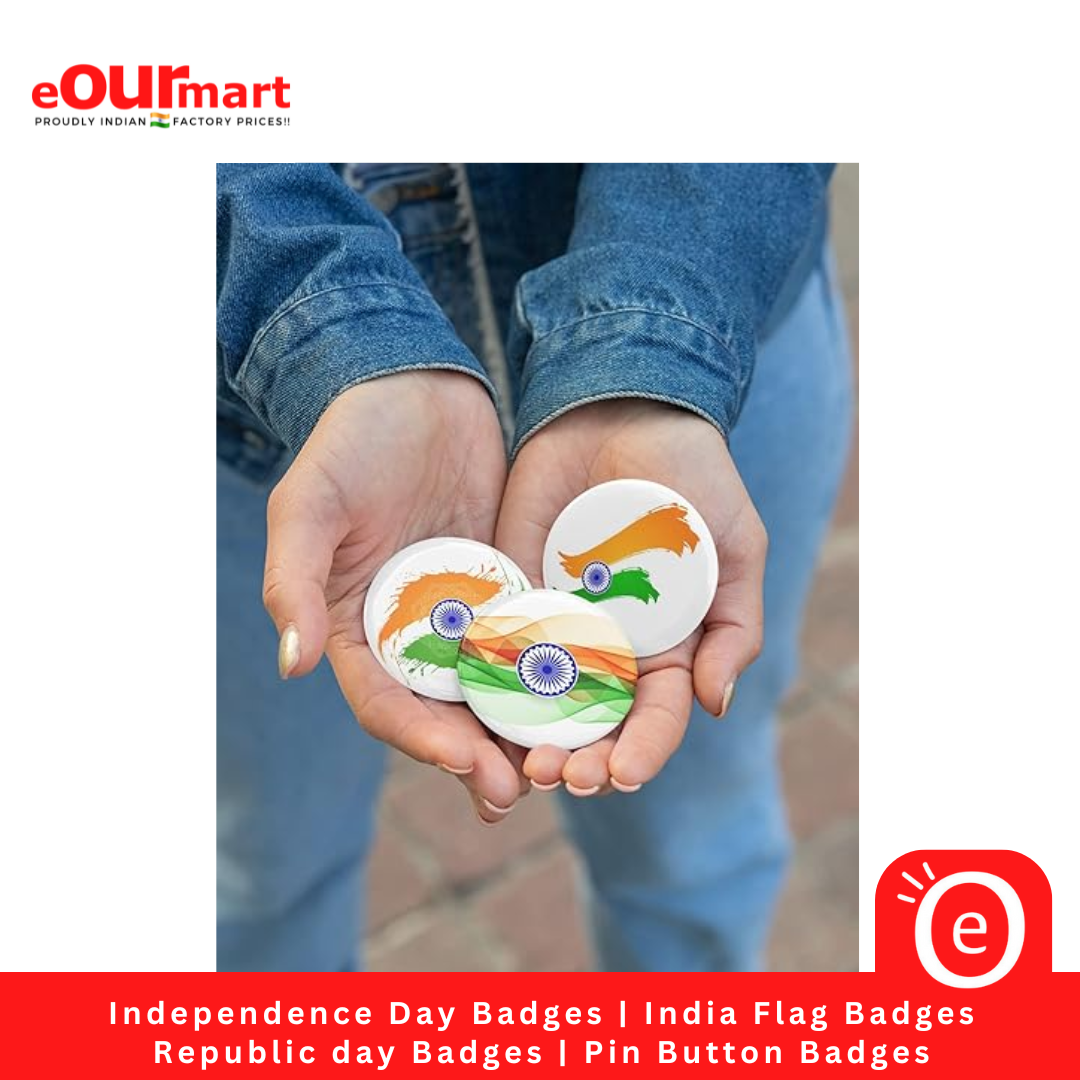 Independence Day Badges | India Flag Badges | India Republic day Badges | Pin Button Badges