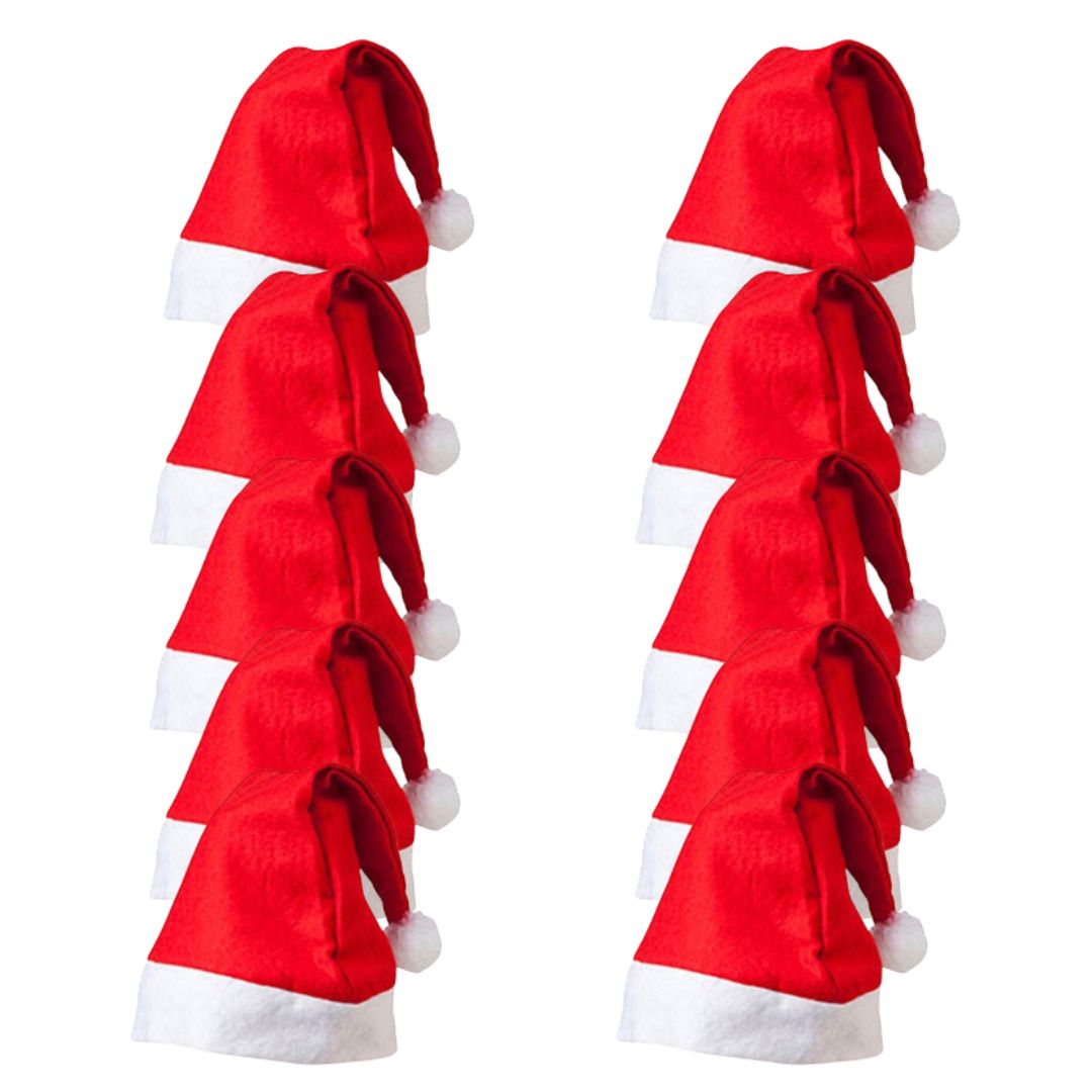 Christmas Caps | Santa Caps | Santa Claus Caps for Adults or Kids | Merry Christmas Cap for Christmas