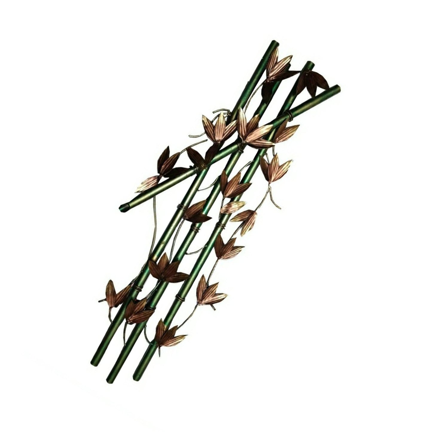 Metal Wall Art Bamboo Led Decor |