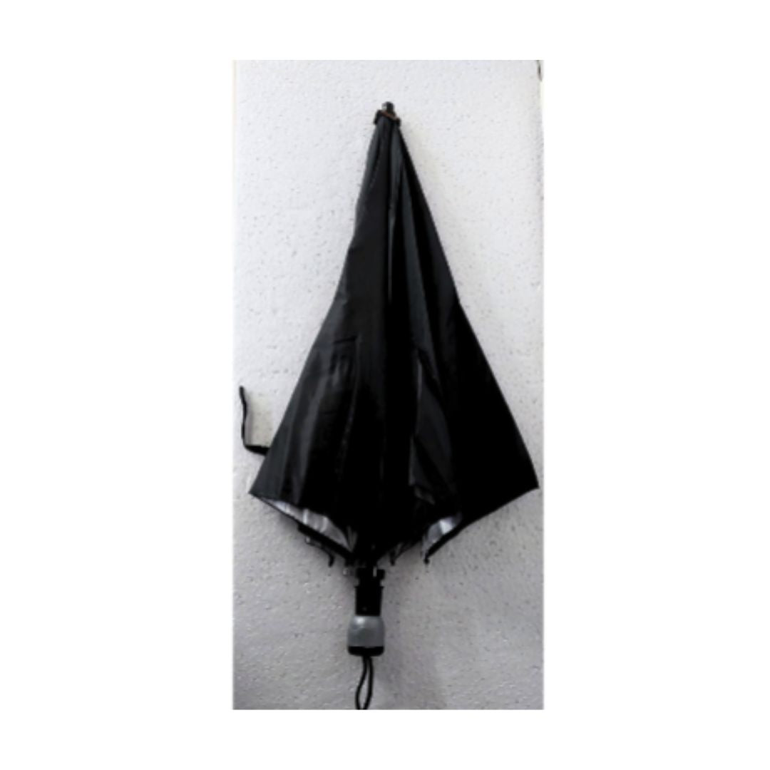 21 inch Manual Single Fold Umbrella, Black (Design May Vary)