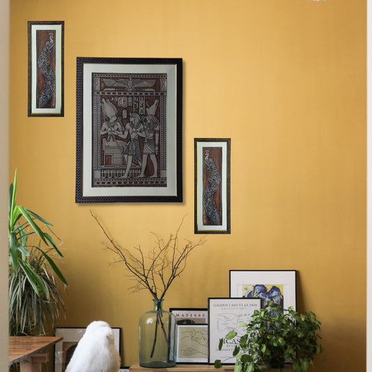 Copper Metal Egypt Mythology Wall Art