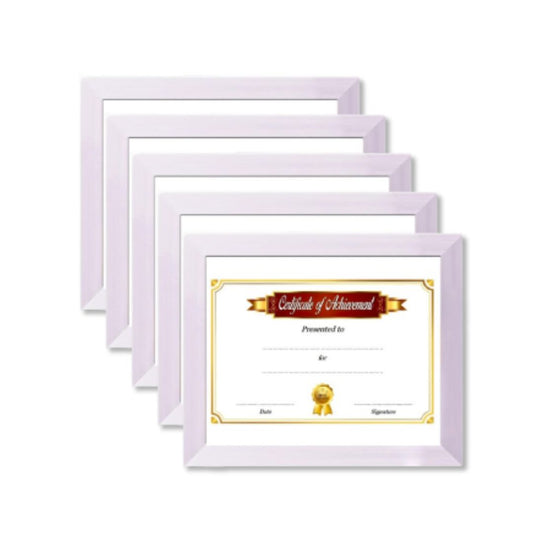 A4 Size White Certificate Frame, 8x12 Inch Photo Frame