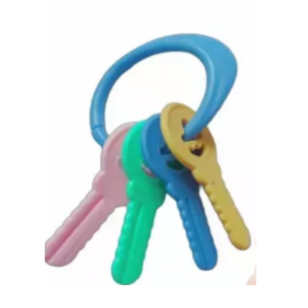 Key Teething Toys for Baby, Teethers For Boy and Girls( Multicolor)