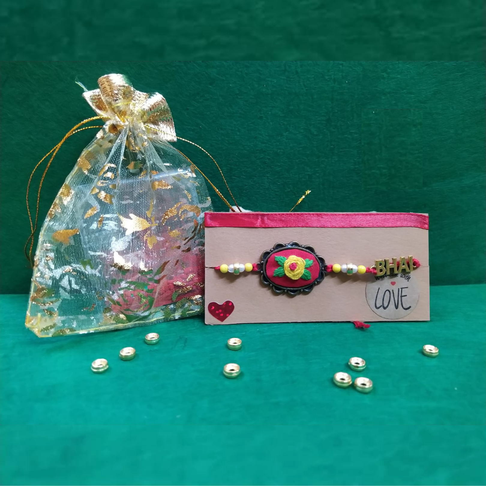 Buy Crafted to Perfection: Handmade Rakhi Gift Box | Satvikstore.in –  satvikstore.in